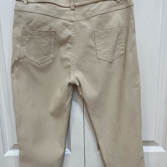 Amaryllis brand khaki jeggings - Picture 3 of 5